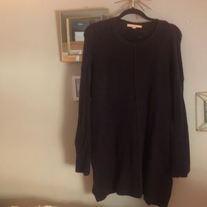 Eggplant colored tunic sweater